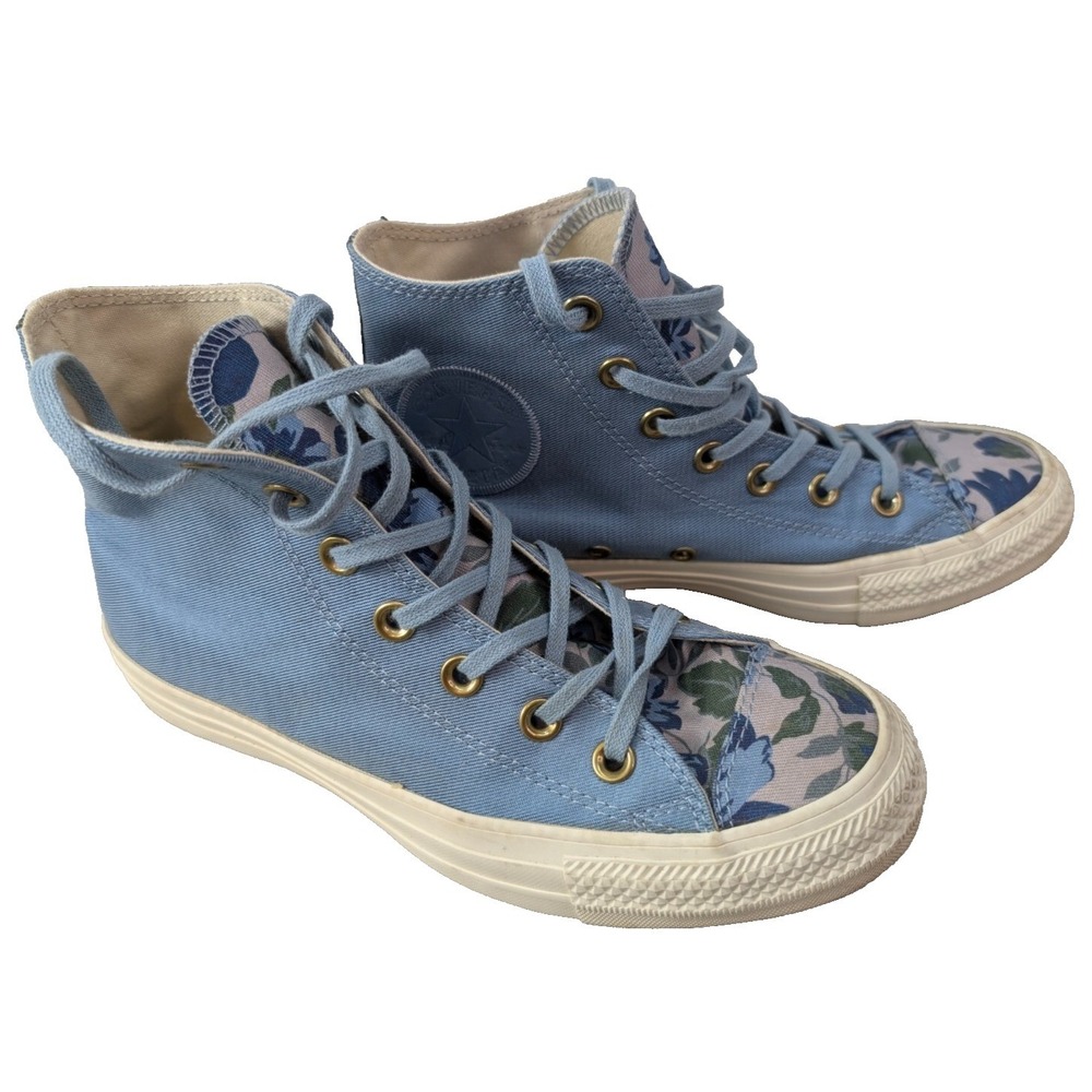Converse Chuck Taylor All Star Hi Top Women's Sz 7 Floral Sneaker Shoes Lace Up